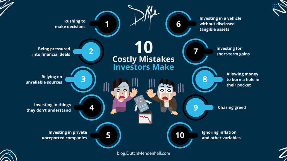 10 Costly Mistakes Investors Make and How to Avoid Them